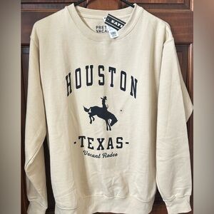 PRETTY VACANT Houston Texas Crewneck Sweatshirt